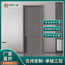 實木復(fù)合門靜音臥室門免漆實木門隔音房門簡約現(xiàn)代風